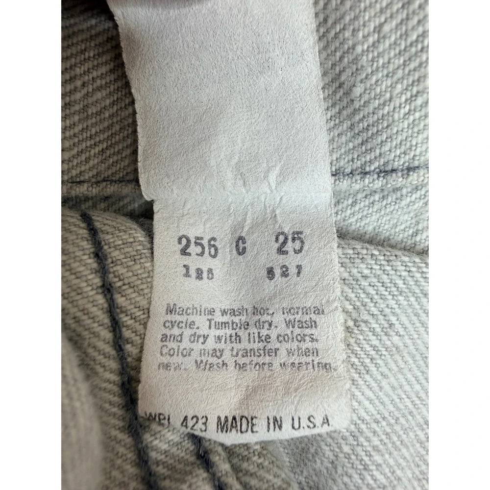 Vintage Levis 70506 0257 Denim Trucker Jacket 40 Grey Blue USA Made Workwear Men